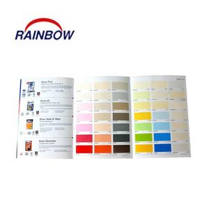 Catalogue d'échantillons de couleurs en papier d'art pour l'impression de matériaux de construction, peinture intérieure, conception personnalisée, numérotation des couleurs, impression de films - Product Image 1