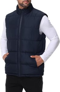 Chaquetas acolchadas casuales con cremallera, de alta calidad, ligeras, con cuello alto y manga larga. - Product Image 2