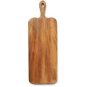 Planche à découper en bois naturel pour la préparation des aliments en cuisine, surface de découpe épaisse et durable en bois dur pour la cuisine quotidienne - Product Image 4