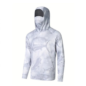 Sudadera con Capucha para Hombre, Protección Solar UPF 50, Manga Larga, Estampado por Sublimación, Anti-UV, Poliéster - Product Image 2