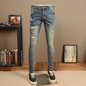 Nueva Chaqueta de Cuero y Mezclilla Alpha PVE-8476 de BEST ROCK INTERNATIONAL 2023 para Hombre, Estilo Casual, Color Sólido, Solapa, Cierre de un Solo Botón, Transpirable - Product Image 4