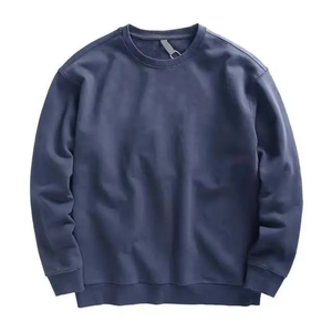 Mens OEM Heavyweight Cotton Fleece Sweatshirt Custom Embroidery Pullover Hoodie Private Label Unisex Casual Winter Wear - Product Image 4