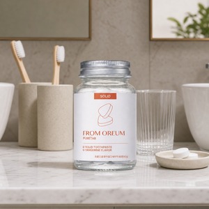 [DE OREUM] Pasta Dental Sólida con Sabor a Mandarina de Jeju, Línea de Productos para el Cuidado Bucal, para Compradores - Product Image 4