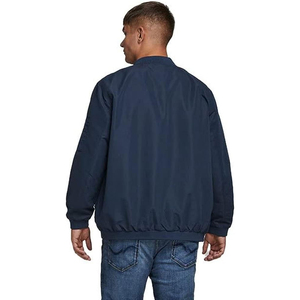 Unisex Modern Hooded Varsity Style Bomber <b>Jacket</b> Casual Premium Breathable Outerwear <b>Fleece</b> <b>Lining</b> Autumn Custom Wholesale - Product Image 2