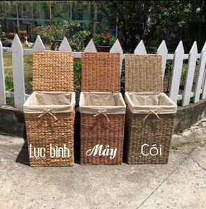 Handmade Large-Capacity <b>Square</b> Rattan Storage <b>Bin</b> for Organizing Decorative Item Natural Rattan Material - Product Image 1