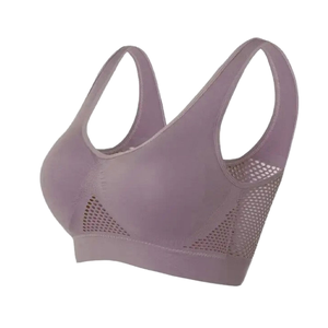 Soutien-gorge de sport sans couture ultra-extensible pour femme, respirant, séchage rapide, confort optimal, maintien sûr AI-WSB-027 - Product Image 6