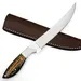 A&M Enterprises Handmade Customizable Fillet Knife with Stainless Steel Blade Resin Handle Feather Pattern-OEM Available - Product Image 5