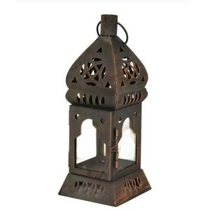 Lanterne en métal de style royal moderne, lot de 2 lanternes décoratives pour l'intérieur et l'extérieur, pour la décoration de la maison - Product Image 4