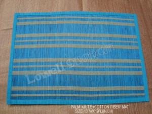 Handwoven Brown <b>Rectangle</b> Bamboo Eco-Friendly Reusable Durable Patterned Dining <b>Placemat</b> Home Kitchen Use Table Mat Set - Product Image 3