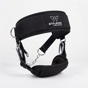 Arnés de Cabeza Ajustable Premium para Entrenamiento de Fuerza del Cuello, Acolchado Cómodo, Costuras Reforzadas, Material de Neopreno, Gancho - Product Image 1