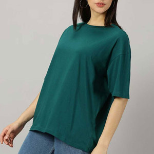 Camiseta Extra Grande para Mujer, Tela Ligera y Transpirable, Color Personalizado y MOQ Bajo, Venta al Por Mayor - Product Image 2