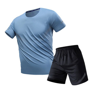 Ensemble T-shirt et short unisexe personnalisé, dernier design, 100% coton, décontracté, deux pièces, 240 grammes, imprimé, tricoté, pour hommes et femmes - Product Image 4