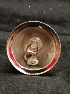 Cloche d'autel Arbre de Vie pour la prière, cloche d'appel sonore en laiton Pandulam, cloches d'appel de 3 pouces, par Indian Consigners - Product Image 2