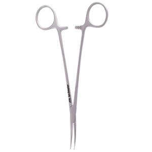 Pinzas Quirúrgicas para Control de Vasos Sanguíneos, Instrumento de Acero Inoxidable de 18 cm, Pinzas Hemostáticas Jacobson Curvas, Instrumento Médico - Product Image 3