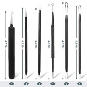 Blackhead Remover Pimple Popper Tool Kit 6 Piece Kit Professional Stainless Pimples Comedone Extractor Removal Tool - Product Image 2