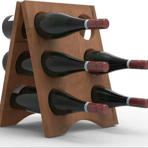 Durable Wooden <b>Wine</b> <b>Rack</b> For Long Term Home Kitchen Bar <b>Wine</b> Bottle Storage Organizer <b>Stand</b> - Product Image 1
