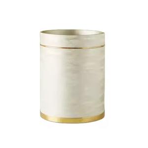 Cubo de Basura Metálico de Diseño Exclusivo, Moderno, Lujoso y Ecológico, Diseñado para un Almacenamiento Elegante en Interiores/Exteriores, Sala de Estar, Dormitorio - Product Image 6