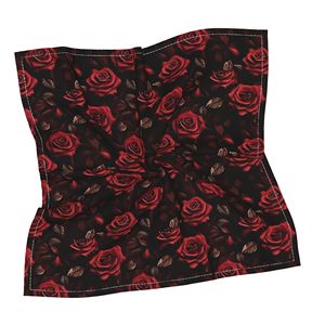 Bandana carré en coton multifonctionnel à motif imprimé numérique, respirant et à séchage rapide, unisexe, design personnalisé - Product Image 5