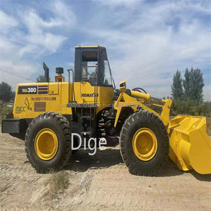 Controles ergonómicos sistema hidráulico usado bajo consumo de combustible usado Shanghai usado Komatsu cargador hidráulico de la WA380-3 - Product Image 2