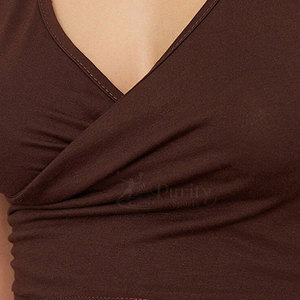 Nouveau design 2026 – T-shirt court d'été pour femme en coton et polyester - Product Image 6