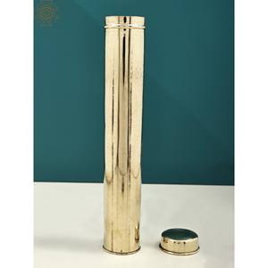Porte-boîte de rangement en laiton Agarbatti de 10 pouces fait à la main fabriqué en Inde-Diffuseur traditionnel d'encens et d'aromathérapie - Product Image 2
