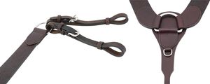 Pedidos al por mayor, entrega rápida: Cabestros de cuero con cabezal de caballo para uso ecuestre deportivo, con correa para la nariz y herrajes de aleación para el cuello, y cabestros de cuerda. - Product Image 5