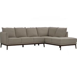 Hot <b>Sale</b> Durable Modern Upholstered Sectional <b>Sofa</b> Set <b>L</b> <b>Shaped</b> Fabric with Padded Arms and Foam Filled <b>for</b> Living Room - Product Image 1