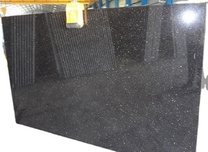 เคาน์เตอร์ครัวหินแกรนิตสีดำกาแล็กซี่คุณภาพสูง SILO INDIA BG401 ขนาดสั่งทำพิเศษ ผิวเรียบ ขัดเงาแบบ Fire-Washed ทันสมัย เป็นมิตรกับสิ่งแวดล้อม - Product Image 2