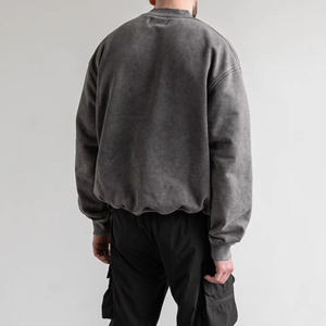 เสื้อฮู้ดแฟชั่นฤดูหนาวใหม่สำหรับผู้ชาย ผ้าฟลีซ 100% ผ้าฝ้าย พิมพ์ลายดิจิทัล โลโก้สั่งทำได้ ระบายอากาศได้ดี แห้งเร็ว น้ำหนัก 300 กรัม - Product Image 2
