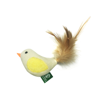 Jouets pour chats : Poupées interactives en peluche avec plumes et herbe à chat pour chatons, accessoires pour animaux de compagnie, vente en gros