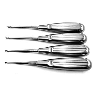 Cureta ósea Volkmann de acero quirúrgico, pulida, 4x5 mm, tipo cuchara afilada, instrumento ortopédico quirúrgico - Product Image 6