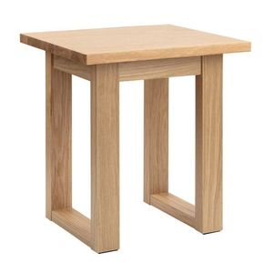 Mesa Auxiliar de Madera Única con Forma Creativa para Decoración Moderna de Sala de Estar, Dormitorio y Salón - Product Image 1