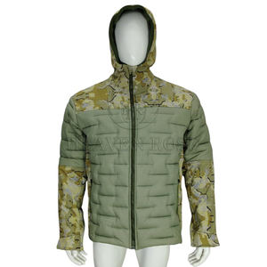Chaqueta de Poliéster Personalizada para Hombre, Chaqueta Ligera con Capucha y Cremallera para Invierno, Venta al Por Mayor - Product Image 1