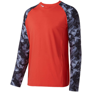 Best Arrival Men's Fishing Shirts Quick Dry Breathable High Quality 100% Polyester UPF 50 Long Sleeve T-Shirts With Cheap Price - Product Image 1