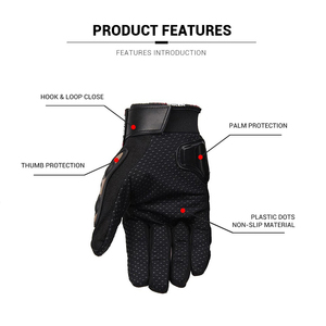 Guantes de Motociclista Duraderos para Hombre, Material Suave y Cómodo, Perfectos para Motociclismo, Carreras y Aventuras Deportivas al Aire Libre - Product Image 5