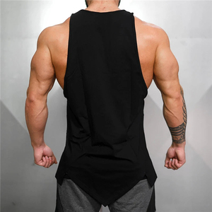 T-shirts sans manches pour hommes de qualité supérieure, col rond côtelé, personnalisables, 100 % coton biologique respirant, tricotés, vêtements décontractés - Product Image 3