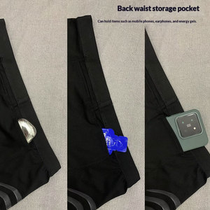 Pantalones Cortos de Entrenamiento Deportivos Personalizados de Secado Rápido, Compresión Elástica, para Maratón, Running, Fitness, Ciclismo, Cintura Media - Product Image 6