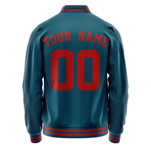 Custom Chenille Patch Varsity <b>Jacket</b> With School Name And Mascot Premium Embroidered <b>Leather</b> Sleeve Letterman <b>Jacket</b> For Teams - Product Image 2