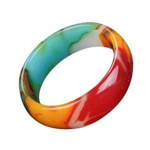 Highly Polished Customized Handcrafted <b>Cufflink</b> <b>Vintage</b> Angel Style Fashion Resin Joint Bangle Resin Craft for Women From India - Product Image 1