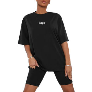 Camiseta de Verano 2025 para Mujer, Informal, para Vacaciones en la Playa, con Logotipo Personalizado, Manga Corta, Holgada, Talla Grande - Product Image 2