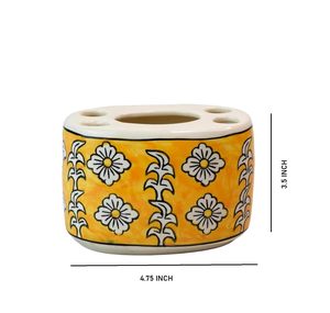 Ceramic Soap <b>Dispenser</b> 500ml for Bathroom Wash Basin Multipurpose Liquid Soap Lotion Sanitizer <b>Pump</b> <b>Bottle</b> Stylish Bathroom - Product Image 4