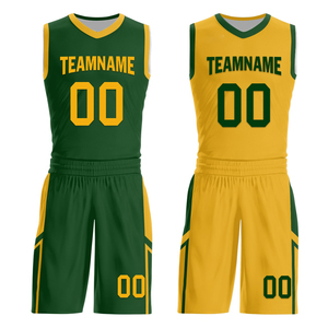 Uniforme de basket-ball réversible pour hommes de haute qualité, ensemble de maillots de basket-ball personnalisés avec logo par sublimation, vêtements d'entraînement sportifs respirants - Product Image 1