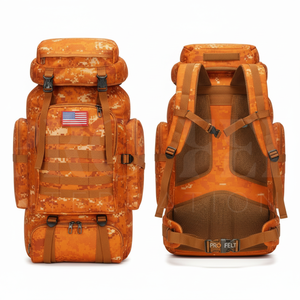 Sac à dos de camouflage personnalisé en gros, imprimé, pour l'extérieur, étanche, grande capacité, avec système MOLLE, idéal pour l'entraînement et les voyages - Product Image 4
