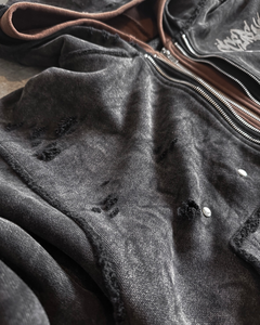 Sweat à capuche double en molleton 100% coton de qualité supérieure pour homme, col à capuche respirant, lourd, zippé, tendance et élégant. - Product Image 6