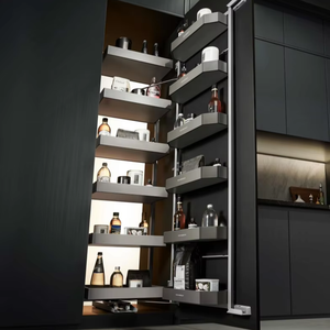 ชุดครัวสำเร็จรูปสไตล์ยุโรปทันสมัยจากเวียดนาม ยี่ห้อ JY Project ผลิตตามสั่ง วัสดุ MDF พร้อมตู้แบบเกาะกลาง บานพับปิดแบบนุ่มนวล เป็นมิตรกับสิ่งแวดล้อม ติดตั้งง่าย - Product Image 4