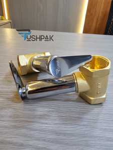 Vanne à bride de sécurité hydraulique pour application de chauffe-eau, taille de port 1/2 et 3/4 pouce, contrôle de pression du fluide aqueux - Product Image 3