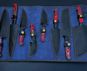 Prestige Blades Handmade Damascus 67-Layer Chef <b>Knife</b> Set 100% High Quality Durable <b>Sharp</b> 5-Piece Ambidextrous Straight Edge - Product Image 4