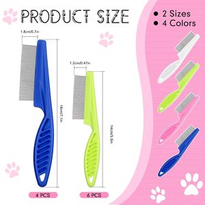 Peigne à picots professionnel en acier inoxydable de qualité supérieure OEM, 100 % antistatique, outil de toilettage durable pour chiens et chats - Product Image 4