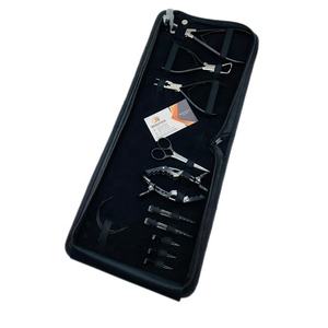 Pince d'extension de cheveux à micro anneau en acier inoxydable durable avec tampon en silicone Outils d'application et de retrait d'extension réutilisables - Product Image 2