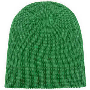 Gorro de Punto Acrílico Verde Brillante, Gorro de Invierno Unisex, Cálido, Ajustable, para Hombre y Mujer - Product Image 3